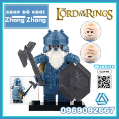 Đồ chơi xếp hình tộc chiến binh người lùn Mountain Dwarf trong The lord of the ring Minifigures Koruit KT1054