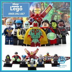 Xếp hình Avengers: Infinity War Vision Proxima Midnight Wasp Dr Strange Gamora Iron Man MK50 Lego Minifigures Xinh X0187