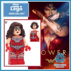 Xếp hình Wonder Woman Santa Siêu anh hùng nữ chiến binh Justice League Lego Minifigures WM533 WM6024