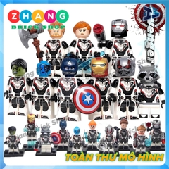 Xếp hình Avengers Endgame Hulk - Captain America - War Machine - Ant man - Nebula - Hawkeye Lego Minifigures Wm Wm6054