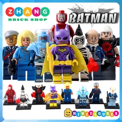 Xếp hình Freeze
- Batgirl
- Gordon
- Alfred - Kabuki Cnins
- Mayor Tan - Zebra Man Lego Minifigures Pogo PG8039