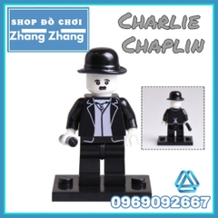Xếp hình vua hề Charlie Chaplin nổi tiếng thế giới dành cho người hoài cổ Lego Minifigures WM201