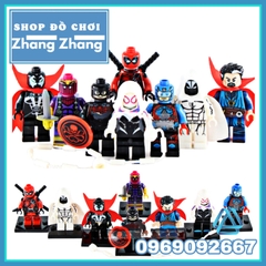 Xếp hình Moon Knight, Atom, Spider-gwen, Dortor Strage siêu anh hùng Marvel Lego Minifigures POGO Pg8014
