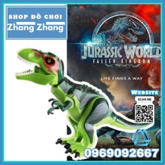 Xếp hình khủng long Tyrannosaurus trong công viên kỷ Jura Jurassic Park Lego Minifigures Kopf KR-12