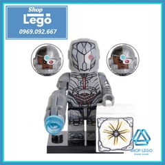 Xếp hình siêu anh hùng Superman - Wonder Woman - Batman - Aquaman - Mera - Flash - Cyborg Lego Minifigures Xinh X0312