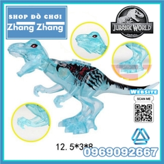 [12cm] Xếp hình khủng long Velociraptor T-Rex Pterosaur Tyrannosaurs
Triceratops Dilophosaurus Lego Minifigures YG77034