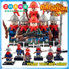 Xếp hình quân Đại Minh từng thua tan tác quân Đại Việt dưới thời vua Lê Lợi Lego Minifigures Koruit KT1090