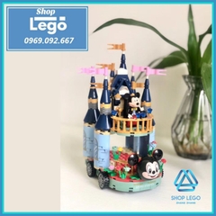 Xếp hình Xe lâu đài chuột Micky Mouse rất đẹp Lego Minifigures PRCK PRCK69654