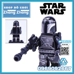 Xếp hình Star Wars lính Mandalorians tinh nhuệ mới nhất 2020 Lego Minifigures WM6085