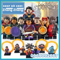 Đồ chơi xếp hình Evil Dortor Strage Scarlet Witch Wong Master Mordo Minifigures Xinh X0335