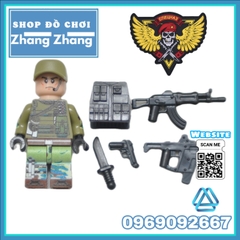 Xếp hình biệt đội đặc nhiệm Spetnazt phản ứng nhanh Swat Nga Lego Minifigures Decool 304 307