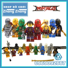 Đồ chơi Xếp hình Ninjago KAI - JAY - COLE - ZANE - Lloyd - WU - NYA - Morro Minifigures SY282