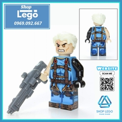 Xếp hình Colossus Wolverine Deadpool Spider-Man Cable Murder Machine Harley Quinn Lego Minifigures POGO PG8180
