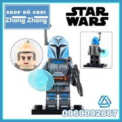 Xếp hình Star Wars Echo - Bo Katan Mandalorian Darth Maul Clone Trooper Lego Minifigures WM6098