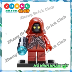 Đồ chơi xếp hình Star Wars gồm Rebel Trooper - Duros - Rodian - Jawa Storm Trooper Minifigures POGO PG8289