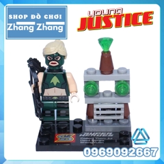 Xếp hình Nightwing Aqualad Artemis Miss Martian Superboy Kid Flash Red Robin Young Justice Lego Minifigures SY250