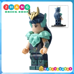 Xếp hình Athena - Pegasus - Cygnus Hyoga - Shiryu - Ikki trong Saint Seiya Lego Minifigures POGO PG8128