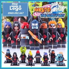 Xếp hình Yahiko Konan Nagato - Uchiha Itachi - Zetsu - Uchia Madara- Deidara - Hoshigaki Kisame Lego Minifigures WM6106
