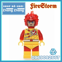 Xếp hình Fire Storm Siêu anh hùng DC Comics Lego Minifigures Koruit Wm400