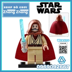 Xếp hình Star Wars Obi-Wan Imperial Guard Stormtrooper Darth Vader Jar Binks Han Solo Lego Minifigures Lele C015 022