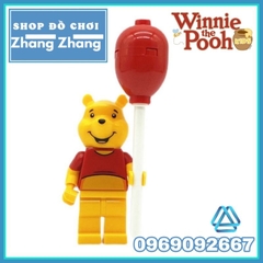Đồ chơi xếp hình Gấu Winnie the Pooh gồm Piglet - Rabbit - Eeyore - Tigger Mô hình Minifigures Koruit 66001 66005