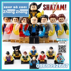 Xếp hình Shazam Freddy Freeman Black Adam PedroPeña Eugene Choi Mary Marvel Darla Dudley DC Lego Minifigures Xinh X0247