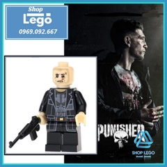 Xếp hình Punisher kẻ thanh trừng Lego Minifigures Kopf KF272 KF6019