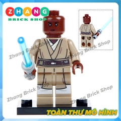 Xếp hình Star Wars Mace Windu Luminara Darth Malgus  Naboo Guard Jango Fett Trooper Lego Minifigures Pogo PG8095