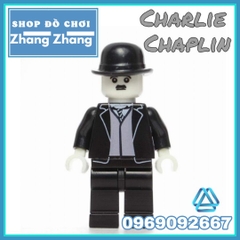 Xếp hình vua hề Charlie Chaplin nổi tiếng thế giới dành cho người hoài cổ Lego Minifigures WM201