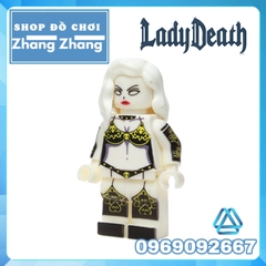 Xếp hình Lady Death Siêu anh hùng Marvel siêu hot 2019 mới nhất Lego Minifigures Wm wm377