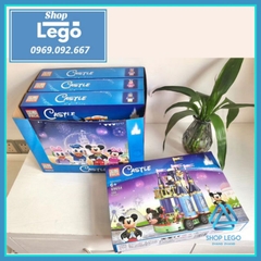 Xếp hình Xe diễu hành Minnie Mouse trong phim hoạt hình chuột Micky Lego Minifigures PRCK 69654