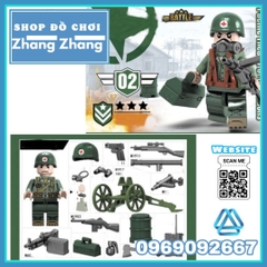 Xếp hình Cuộc chiến Liên Triều Bộ binh Mỹ Lego Minifigures No.71020