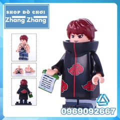 Xếp hình Uchiha Obito - Uzumaki Naruto - Uchiha Sasuke - Hatake Kakashi Sasori Hidan KakuzuPein Lego Minifigures WM6105