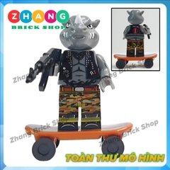 Xếp hình Ninja rùa teenage mutant ninja turtles gồm Leonardo - Raphael - Donatello Lego Minifigures Kopf KF6125