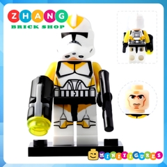 Xếp hình Star Wars Clone Trooper và Clone Commander Lego Minifigures Xinh X0162