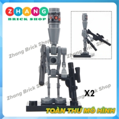 Đồ chơi Xếp hình Star Wars Rebolt Rako Hardeen - Rose Lando Calrissian - Poe Dameron IG-88 Minifigures POGO PG8142