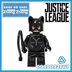 Đồ chơi xếp hình gồm Spider Man - Flash - Catwoman - Joker - Deathstroke - Superman - Batman Minifigures Kopf KF6136