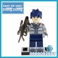 Đồ chơi Xếp hình For Teite Jonesy - Fortnite Ninja Dark Voyar - Skull Trooper Minifigures Kopf KF6038