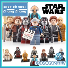 Xếp hình Star Wars Sith Trooper - Han Solo - Luke Skywalker- Snoke- George Lucas Lego Minifigures WM6039
