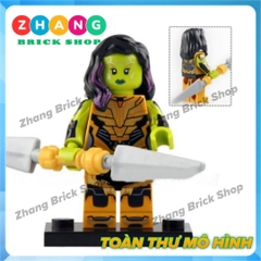 Đồ chơi xếp hình Bucky Scarlet Witch Vision Gamora Captain Falcon Loki Star-Lord Minifigures POGO PG8298