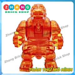 [13cm] Xếp hình Red Lotus Godzilla Đế vương bất tử siêu to Lego Minifigures GXL047