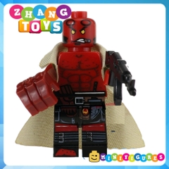 Xếp hình Vindicator - Captain Canuck - Yondu  - Melter - Prowler - Luke Cage - Hellboy Lego Minifigures Kopf KF6029