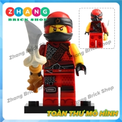 Xếp hình Ninjago Skylor - Jay - Jet Jack - Kai - Zane- Skullbreaker- Muzzle - Cole Lego Minifigures Lele A017 024