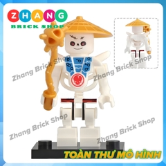 Xếp hình Ninjago tộc xương Chopov - Kruncha - Nuckal - Frakjaw - Whyplash - Krazi Lego Minifigures Lele A041 048