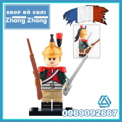 Đồ chơi xếp hình Quân viễn chinh đông dương Đế quốc Pháp thế kỷ 19 Minifigures N005 008