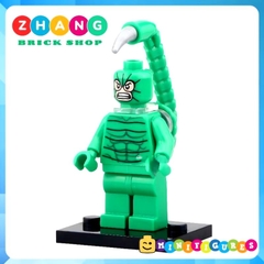 Xếp hình Spider-Man Scorpion Sandman Kraven Hobgoblin Stan Lee Captain American Lego Minifigures POGO PG8017