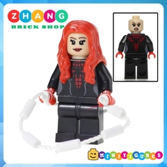 Xếp hình Whiplash - Spider-Girl - Tarantula - Paladin - Ultimate Deadpool Siêu anh hùng Lego Minifigures POGO PG8057