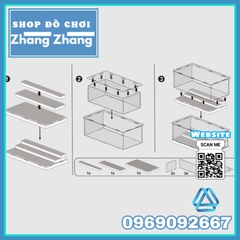 Hộp đựng trưng bày Lego (3 tầng) phiên bản giới hạn Shop Lego Zhang Zhang