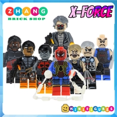 Xếp hình Dr. Nemesis 
 - Colossus 
 - Sabretooth 
 - Bishop
 - Executioner Siêu anh hùng Lego Minifigures POGO PG8081