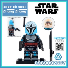 Đồ chơi xếp hình Star Wars Jesse Grey Legion Trooper Galactic Marine Crosshair Bo-Katan Minifigures Xinh X0323